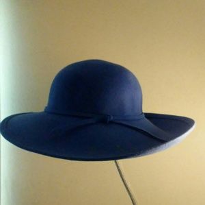 Royal Blue Wool Hat